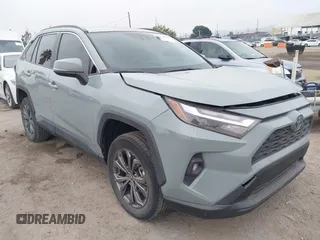 2022 Toyota RAV4 Hybrid XLE Premium with VIN 4T3B6RFV8NU102695, listed as a IAAI auction lot 42385078 with 35,614 mi miles and . Bid and sale history available at DreamBid. Image 1.