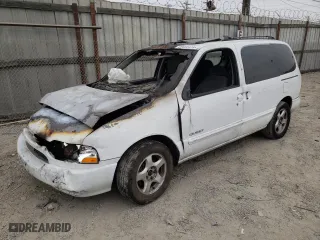 1999 Nissan Quest GXE with VIN 4N2XN11T1XD805536, listed as a Copart auction lot 69680414 with 194,685 mi miles and Salvage Title. Bid and sale history available at carsss.com. Image 1.