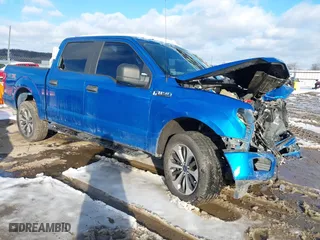 2019 Ford F-150 XL with VIN 1FTEW1EP3KKE56517, listed as a IAAI auction lot 41299784 with NaN miles. Bid and sale history available at carsss.com. Image 1.