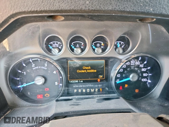 2016 Ford F-250 Lariat with VIN 1FT7W2BT2GEC01895, listed as a Copart auction lot 60191905 with 143,298 mi miles and Salvage title. Bid and sale history available at DreamBid. Image 9.