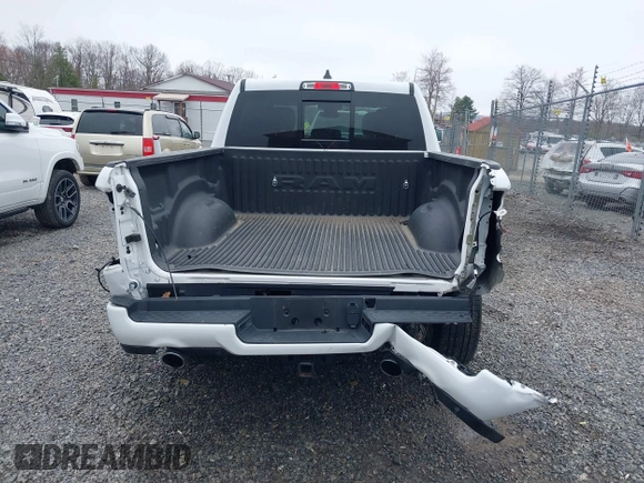 2020 Ram 1500 Big Horn with VIN 1C6SRFFT7LN407136, listed as a IAAI auction lot 41910266 with 21,703 mi miles. Bid and sale history available at carsss.com. Image 17.