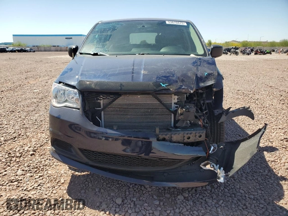 2015 Dodge Grand Caravan SE with VIN 2C4RDGBG2FR606297, listed as a Copart auction lot 53870875 with 35,676 mi miles and Salvage Title. Bid and sale history available at DreamBid. Image 5.