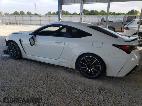 2020 Lexus RC F with VIN JTHDP5BCXL5007836, listed as a Copart auction lot 60625385 with 29,778 mi miles and Salvage title. Bid and sale history available at DreamBid. Image 2.
