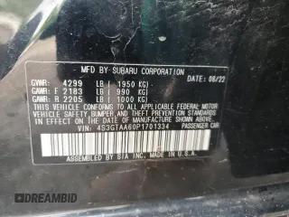 2023 Subaru Impreza с VIN 4S3GTAA60P1701334, выставлен на аукционе Copart как лот 59424265 с пробегом 43 339 миль миль и Списание • Salvage title. История ставок и продаж доступна на DreamBid. Изображение 14.