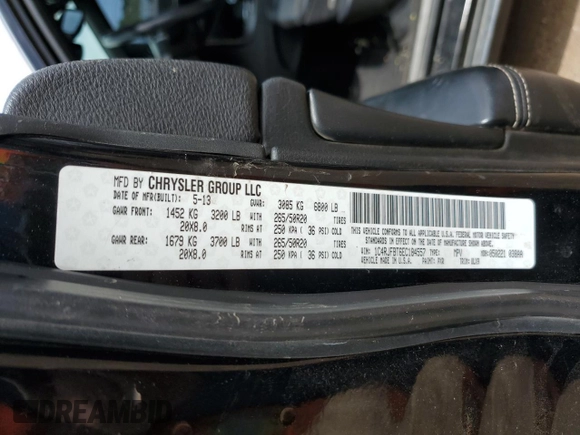 2014 Jeep Grand Cherokee Limited z VIN 1C4RJFBT6EC184557, wystawiony jako Copart lot #57657095 z przebiegiem 157 688 mil mil oraz Szkoda całkowita • Salvage title. Historia ofert i sprzedaży dostępna na DreamBid. Obrazek 13.