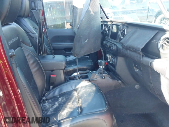 2021 Jeep Gladiator Overland z VIN 1C6HJTFGXML595781, wystawiony jako IAAI lot #41667696 z przebiegiem 31 438 mil mil oraz . Historia ofert i sprzedaży dostępna na DreamBid. Obrazek 5.
