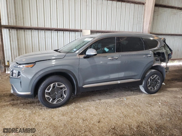 2023 Hyundai Santa Fe Hybrid Blue with VIN 5NMS2DA12PH020892, listed as a Copart auction lot 65989974 with NaN miles and Salvage Title. Bid and sale history available at carsss.com. Image 1.