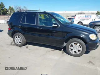 2004 Mercedes-Benz M 500 with VIN 4JGAB75E14A507996, listed as a IAAI auction lot 41654152 with 205,334 mi miles and . Bid and sale history available at DreamBid. Image 1.