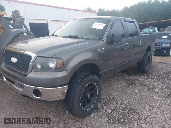2007 Ford F-150 XLT with VIN 1FTRW12W57FB05489, listed as a IAAI auction lot 42676631 with Not provided miles and . Bid and sale history available at DreamBid. Image 2.