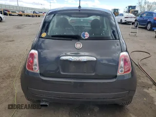 2015 FIAT 500 Pop with VIN 3C3CFFAR6FT545289, listed as a Copart auction lot 48758775 with 91,973 mi miles and Salvage Title. Bid and sale history available at carsss.com. Image 6.