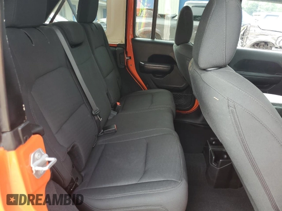 2018 Jeep Wrangler Unlimited Sport with VIN 1C4HJXDG5JW273904, listed as a Copart auction lot 66442065 with 92,977 mi miles and Salvage title. Bid and sale history available at DreamBid. Image 11.