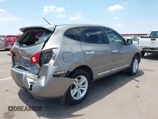 2012 Nissan Rogue S with VIN JN8AS5MV7CW708138, listed as a IAAI auction lot 42642301 with 121,296 mi miles and . Bid and sale history available at DreamBid. Image 4.