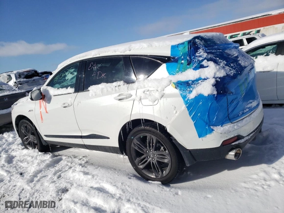 2020 Acura RDX w/A-Spec Pkg with VIN 5J8TC2H69LL803452, listed as a Copart auction lot 88956225 with 120,948 mi miles and Salvage Title. Bid and sale history available at carsss.com. Image 2.
