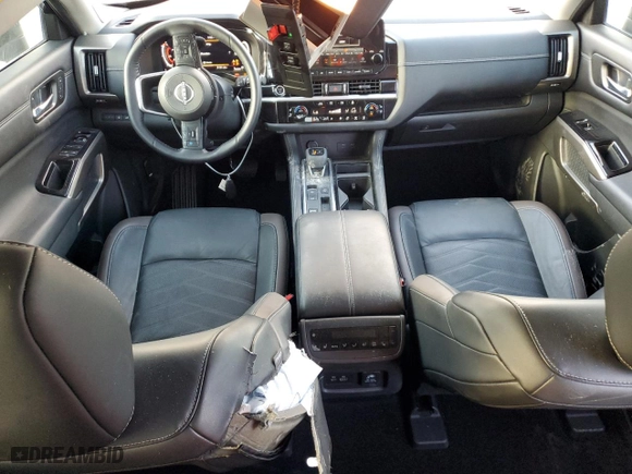 2022 Nissan Pathfinder Platinum with VIN 5N1DR3DGXNC272556, listed as a Copart auction lot 47342445 with 28,329 mi miles and Salvage Title. Bid and sale history available at carsss.com. Image 8.