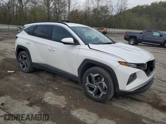 2024 Hyundai Tucson SEL z VIN 5NMJBCDE0RH423678, wystawiony jako Copart lot #54406765 z przebiegiem 16 521 mil mil oraz Szkoda całkowita • Salvage title. Historia ofert i sprzedaży dostępna na DreamBid. Obrazek 4.