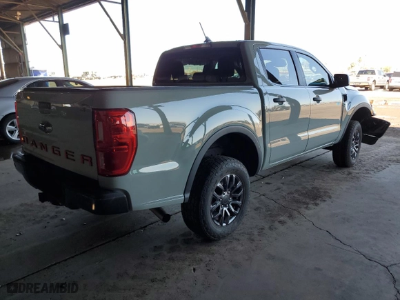2021 Ford Ranger XL with VIN 1FTER4FH8MLD32580, listed as a Copart auction lot 50444795 with 88,923 mi miles and Salvage Title. Bid and sale history available at carsss.com. Image 3.