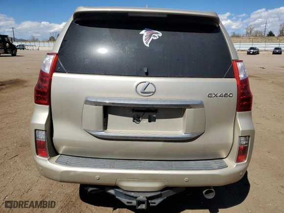 2011 Lexus GX 460 Premium with VIN JTJJM7FX8B5035183, listed as a Copart auction lot 50241255 with 120,820 mi miles and Salvage Title. Bid and sale history available at carsss.com. Image 6.
