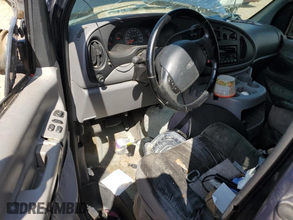 2001 Ford Econoline Cargo with VIN 1FDRE14W41HB55470, listed as a Copart auction lot 64990214 with 176,643 mi miles and Clean Title. Bid and sale history available at DreamBid. Image 8.