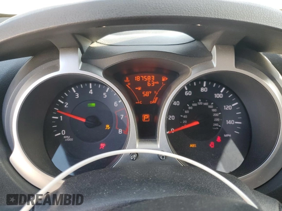 2011 Nissan Juke SL with VIN JN8AF5MV9BT025300, listed as a Copart auction lot 49127295 with 187,583 mi miles and Salvage Title. Bid and sale history available at DreamBid. Image 9.