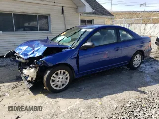 2004 Honda Civic LX with VIN 1HGEM22594L075753, listed as a Copart auction lot 47078255 with 158,653 mi miles and Salvage Title. Bid and sale history available at carsss.com. Image 1.