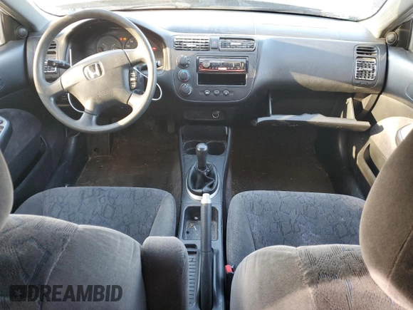 2001 Honda Civic EX with VIN 1HGEM22931L806689, listed as a Copart auction lot 72966564 with 187,140 mi miles and Salvage Title. Bid and sale history available at carsss.com. Image 8.