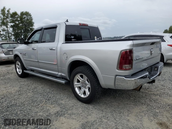 2015 Ram 1500 Laramie Limited with VIN 1C6RR7PT9FS556253, listed as a Copart auction lot 65618915 with 126,110 mi miles and Salvage title. Bid and sale history available at DreamBid. Image 2.
