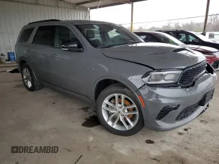 2023 Dodge Durango R/T Plus with VIN 1C4SDHCT6PC630373, listed as a Copart auction lot 46494365 with 46,560 mi miles and Salvage title. Bid and sale history available at DreamBid. Image 4.