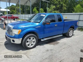 2010 Ford F-150 XL with VIN 1FTEX1C85AKE54873, listed as a Copart auction lot 59812175 with 154,980 mi miles and Salvage title. Bid and sale history available at DreamBid. Image 1.