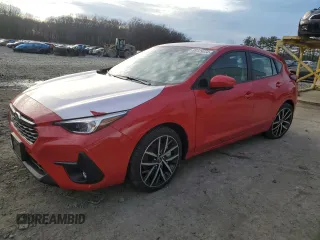2024 Subaru Impreza Sport with VIN JF1GUAFC9R8368451, listed as a Copart auction lot 86129034 with 102 mi miles and Salvage Title. Bid and sale history available at carsss.com. Image 1.