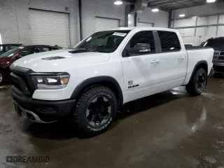 2019 Ram 1500 Sport with VIN 1C6SRFLT8KN876013, listed as a Copart auction lot 48876595 with 83,675 mi miles and Salvage Title. Bid and sale history available at carsss.com. Image 1.
