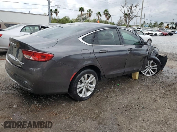 2015 Chrysler 200 Limited with VIN 1C3CCCAB1FN657296, listed as a Copart auction lot 45680515 with 137,457 mi miles and Salvage Title. Bid and sale history available at carsss.com. Image 3.