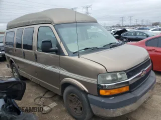 2003 Chevrolet Express Cargo YF7 Upfitter z VIN 1GBFG15T631192686, wystawiony jako Copart lot #51153725 z przebiegiem 124 227 mil mil oraz Czysty tytuł • Clean title. Historia ofert i sprzedaży dostępna na DreamBid. Obrazek 4.