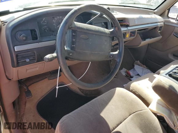 1995 Ford F-150 with VIN 1FTEX14H3SKA44623, listed as a Copart auction lot 74835704 with 161,802 mi miles and Salvage Title. Bid and sale history available at carsss.com. Image 8.