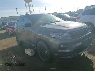 2023 Jeep Compass Latitude with VIN 3C4NJDBNXPT559958, listed as a Copart auction lot 49454845 with 9,887 mi miles and Salvage Title. Bid and sale history available at DreamBid. Image 15.