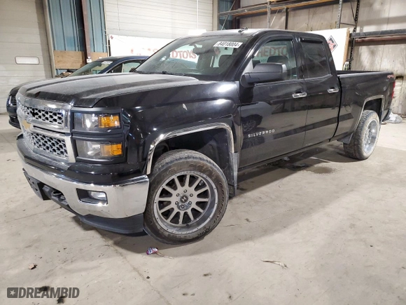 2014 Chevrolet Silverado 1500 LT with VIN 1GCVKREC3EZ216970, listed as a Copart auction lot 84018004 with 129,233 mi miles and Salvage Title. Bid and sale history available at carsss.com. Image 1.