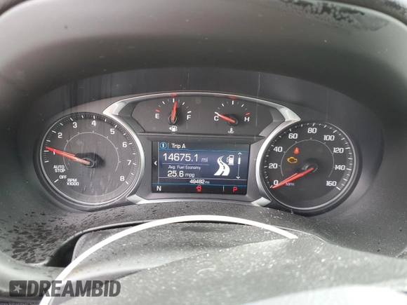 2019 GMC Terrain SLE with VIN 3GKALMEV3KL211727, listed as a Copart auction lot 58588105 with 49,482 mi miles and Salvage title. Bid and sale history available at DreamBid. Image 9.