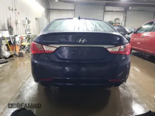 2012 Hyundai Sonata SE with VIN 5NPEC4AB1CH425688, listed as a Copart auction lot 48130535 with 235,099 mi miles and Salvage Title. Bid and sale history available at carsss.com. Image 6.