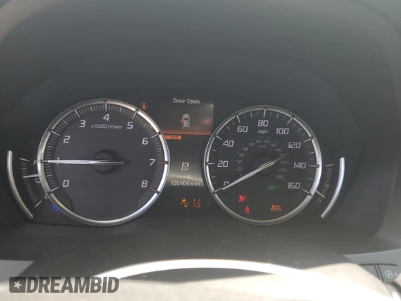 2019 Acura MDX Sport Hybrid w/Technology Pkg with VIN 5J8YD7H53KL000416, listed as a Copart auction lot 63522964 with 105,904 mi miles and Salvage Title. Bid and sale history available at carsss.com. Image 9.