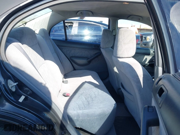2001 Honda Civic LX with VIN JHMES16541S006574, listed as a IAAI auction lot 42162269 with 219,680 mi miles. Bid and sale history available at carsss.com. Image 8.