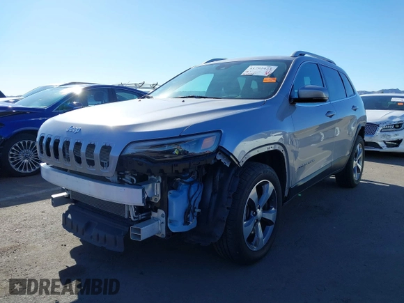 2019 Jeep Cherokee Limited with VIN 1C4PJMDN4KD178921, listed as a IAAI auction lot 41792423 with 81,616 mi miles and . Bid and sale history available at carsss.com. Image 2.