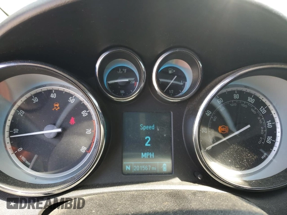 2014 Buick Verano Convenience Group with VIN 1G4PR5SK9E4120746, listed as a Copart auction lot 53331785 with 201,567 mi miles and Salvage Title. Bid and sale history available at carsss.com. Image 9.