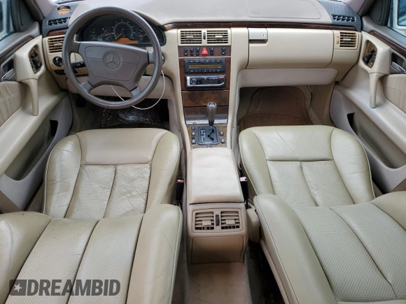 1997 Mercedes-Benz E-Class with VIN WDBJF55F2VJ031344, listed as a Copart auction lot 46499055 with 109,833 mi miles and Clean Title. Bid and sale history available at carsss.com. Image 8.
