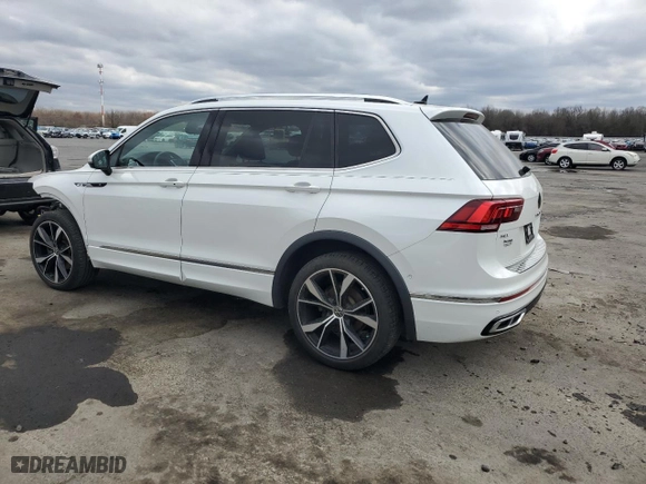 2022 Volkswagen Tiguan SEL R-Line with VIN 3VV4B7AX0NM044375, listed as a Copart auction lot 48865545 with 52,706 mi miles and Salvage Title. Bid and sale history available at carsss.com. Image 2.
