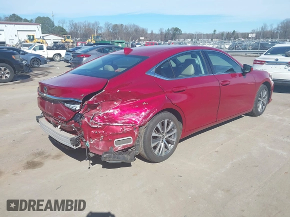 2021 Lexus ES with VIN 58ADZ1B16MU085500, listed as a IAAI auction lot 41674503 with 67,380 mi miles. Bid and sale history available at carsss.com. Image 4.