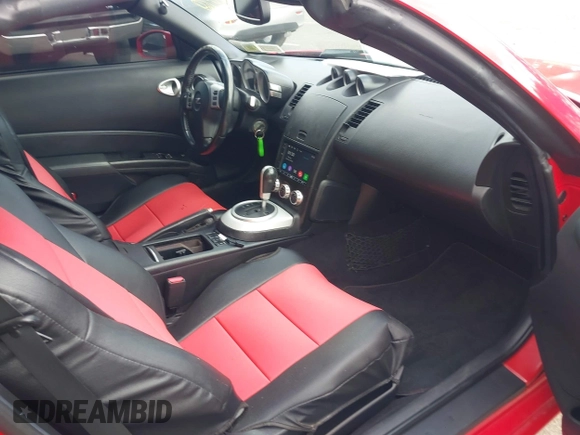 2008 Nissan 350Z Touring with VIN JN1BZ36A08M850394, listed as a IAAI auction lot 42063210 with 108,249 mi miles. Bid and sale history available at carsss.com. Image 5.