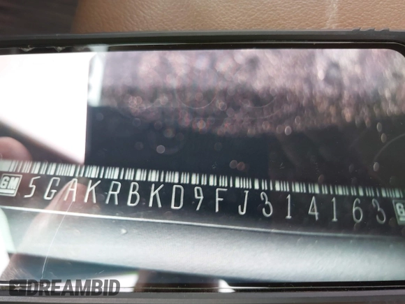 2015 Buick Enclave Leather with VIN 5GAKRBKD9FJ314163, listed as a IAAI auction lot 41743254 with Not Provided miles and . Bid and sale history available at DreamBid. Image 9.