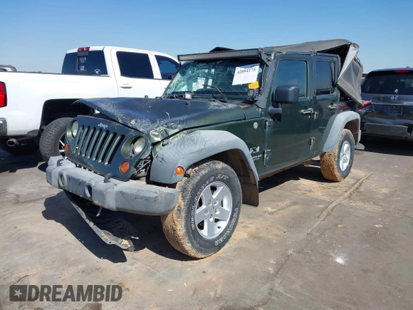 2007 Jeep Wrangler Unlimited X with VIN 1J4GA39107L186926, listed as a IAAI auction lot 42094175 with 191,810 mi miles and . Bid and sale history available at DreamBid. Image 2.