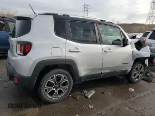 2015 Jeep Renegade Limited with VIN ZACCJBDT6FPB32385, listed as a Copart auction lot 43336825 with 97,651 mi miles and Salvage Title. Bid and sale history available at DreamBid. Image 3.