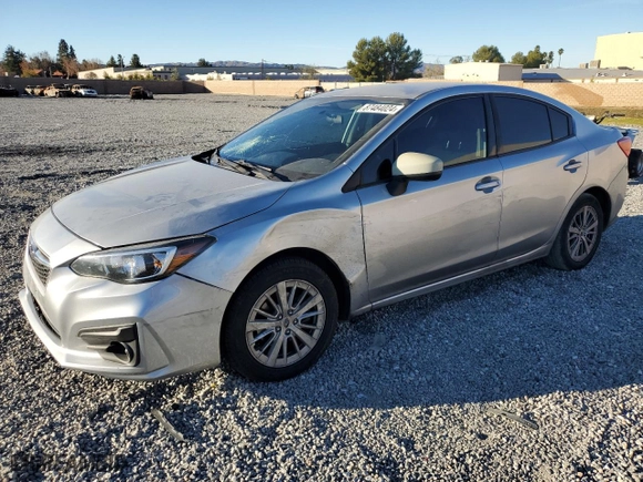 2017 Subaru Impreza Premium with VIN 4S3GKAB60H3622303, listed as a Copart auction lot 87484024 with 112,314 mi miles and Salvage Title. Bid and sale history available at carsss.com. Image 1.