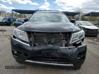 2015 Nissan Pathfinder SV with VIN 5N1AR2MN8FC628824, listed as a Copart auction lot 54905785 with 91,158 mi miles and Salvage title. Bid and sale history available at DreamBid. Image 5.